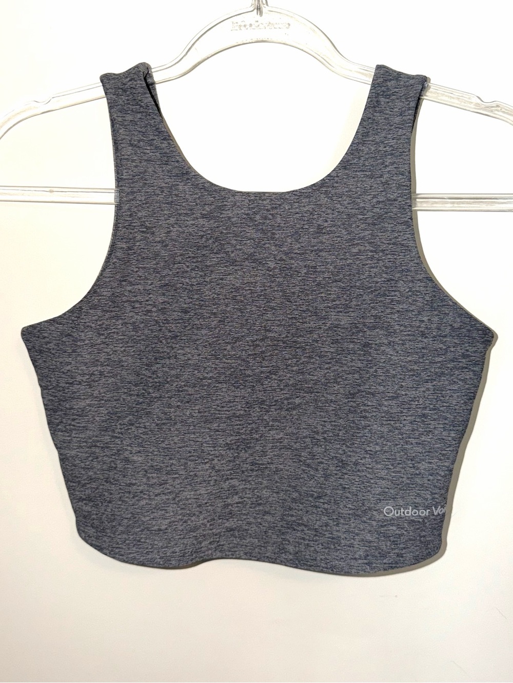 Outdoor Voices Gray Crop Top